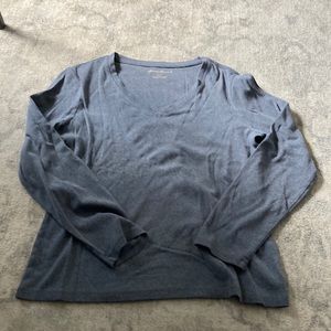 Eddie Bauer grey long sleeve t shirt